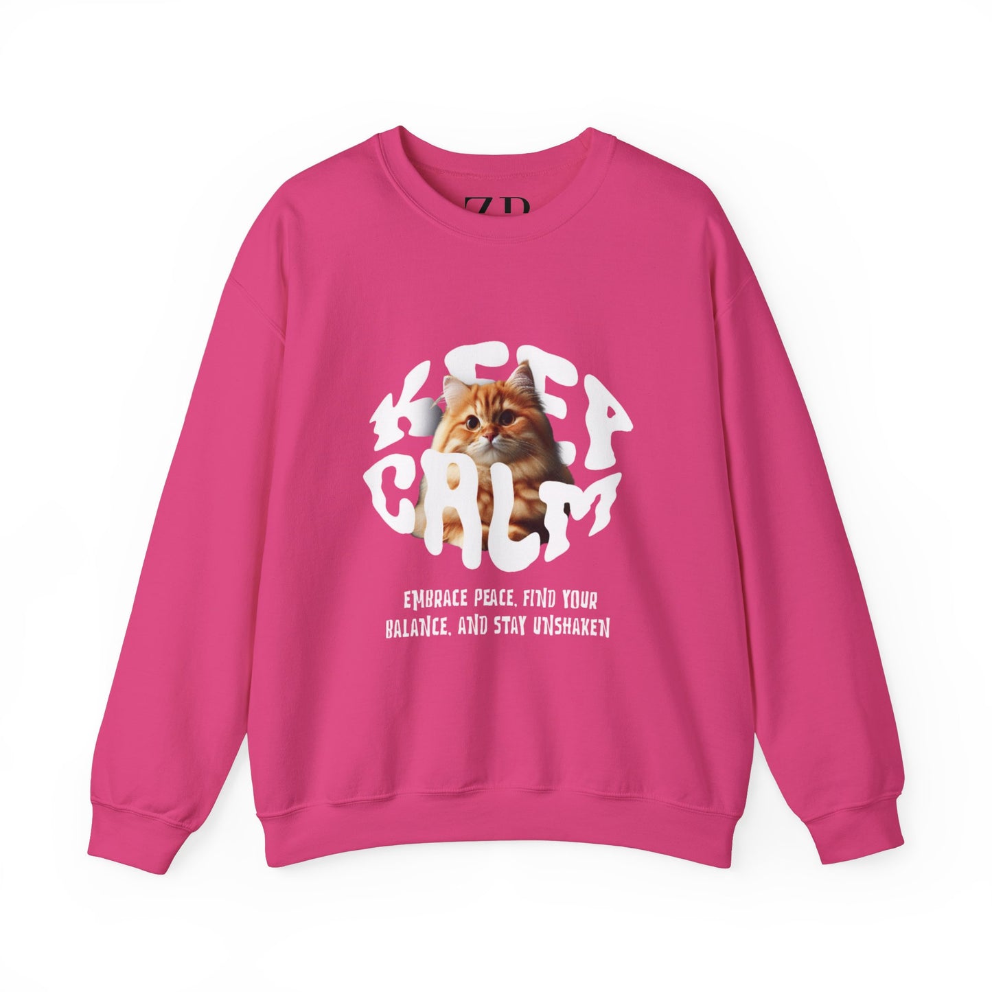 SUDADERA DE CUELLO REDONDO CON GATO