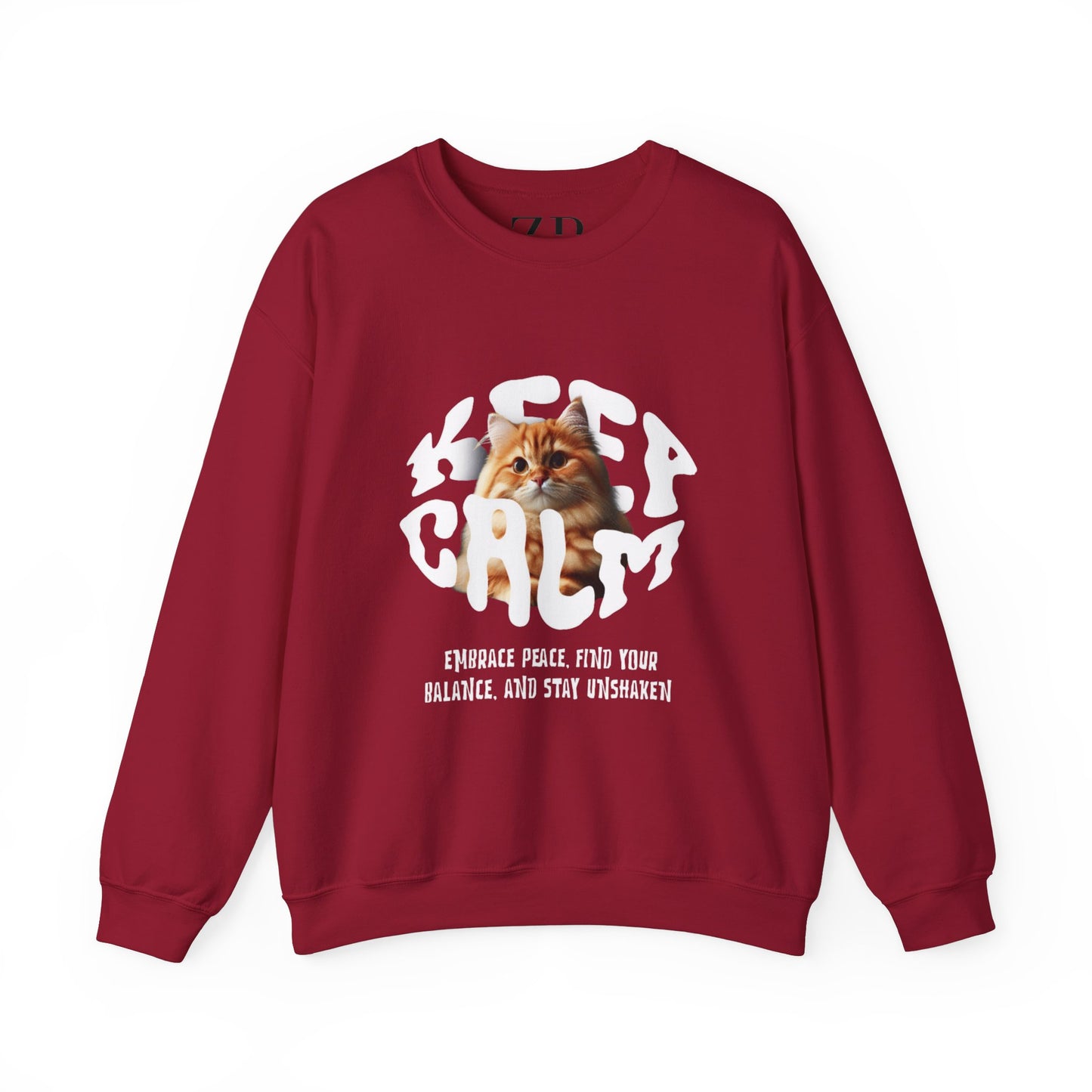 SUDADERA DE CUELLO REDONDO CON GATO