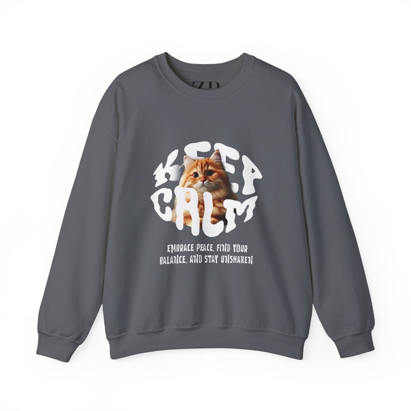 SUDADERA DE CUELLO REDONDO CON GATO