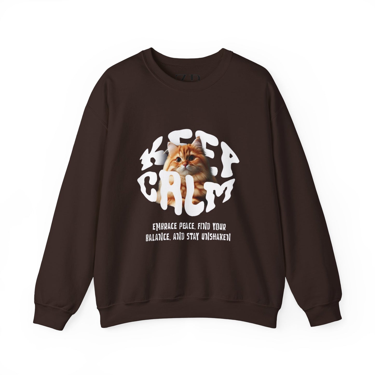 SUDADERA DE CUELLO REDONDO CON GATO
