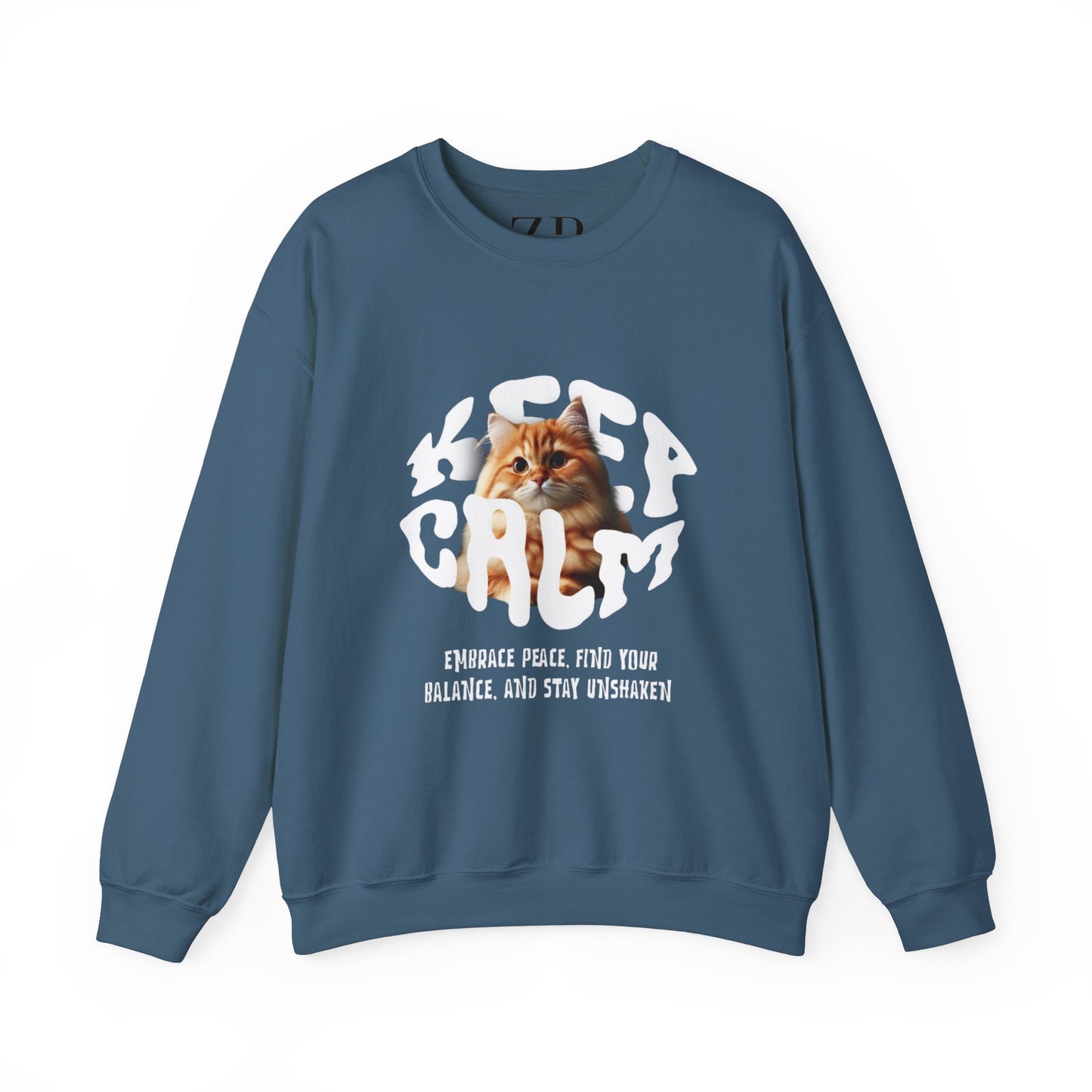 SUDADERA DE CUELLO REDONDO CON GATO