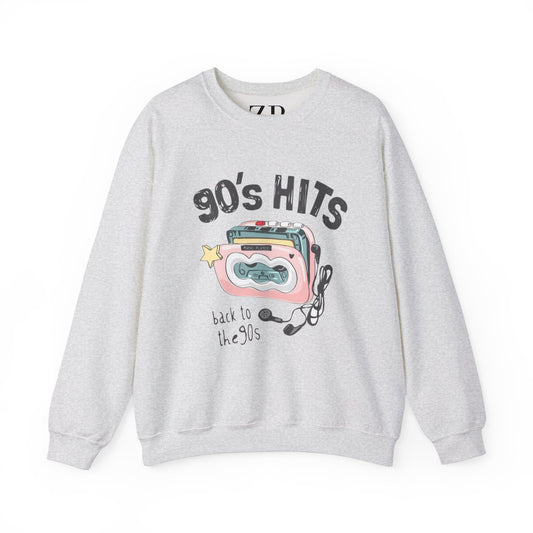 90er-Jahre-HIT-SWEATSHIRT MIT RUNDHALSAUSSCHNITT