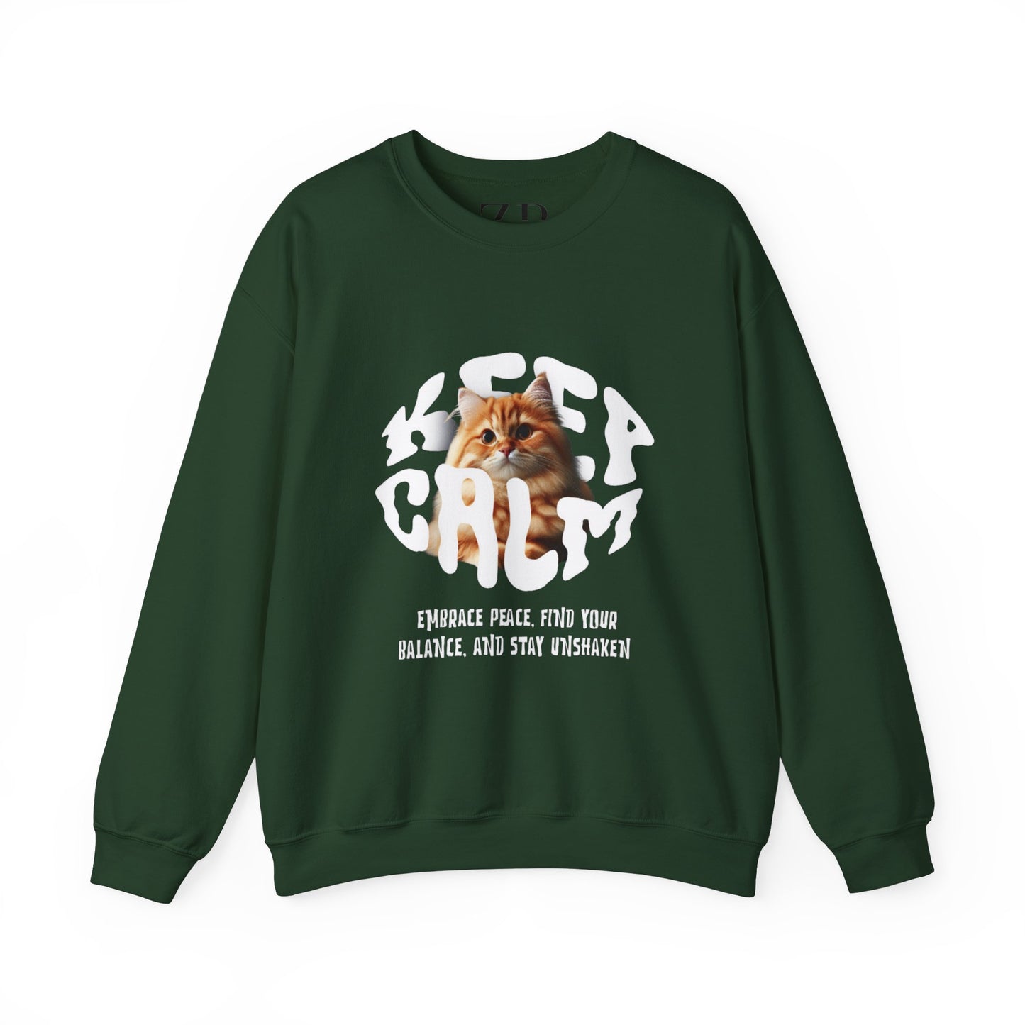 SUDADERA DE CUELLO REDONDO CON GATO