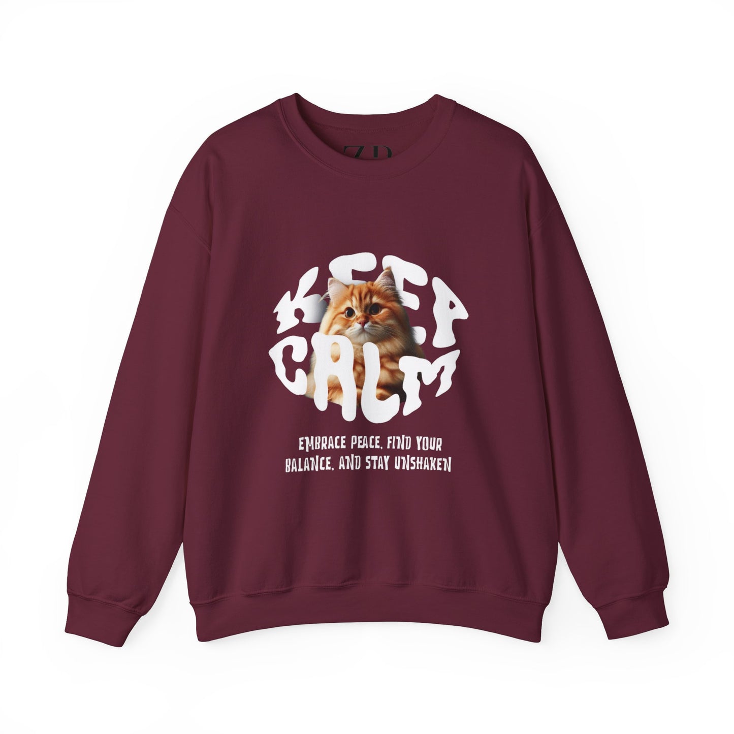 SUDADERA DE CUELLO REDONDO CON GATO