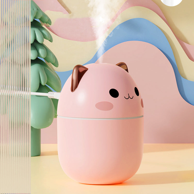 CUTE CAT USB AIR HUMIDIFIER WITH LED LIGHTS