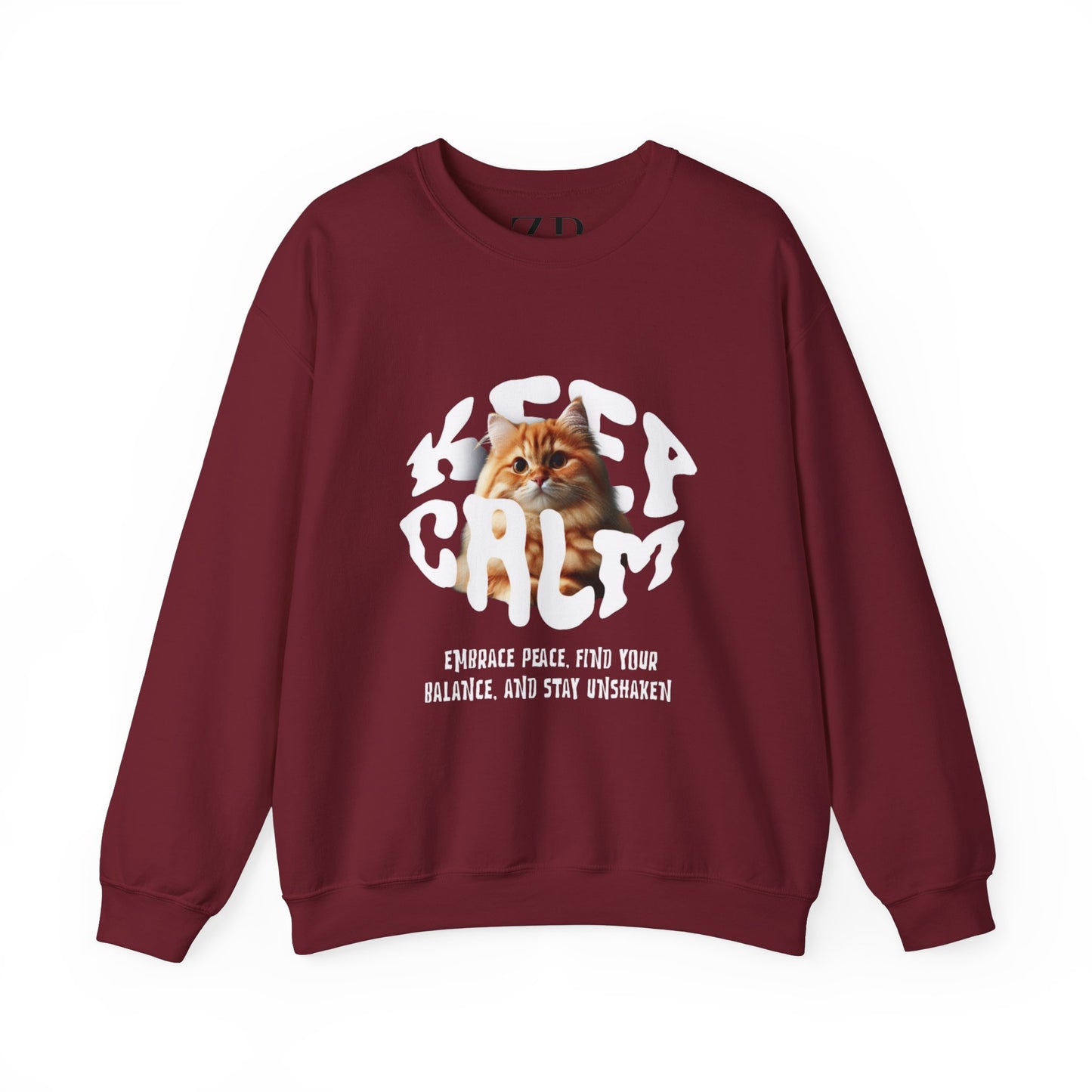 SUDADERA DE CUELLO REDONDO CON GATO