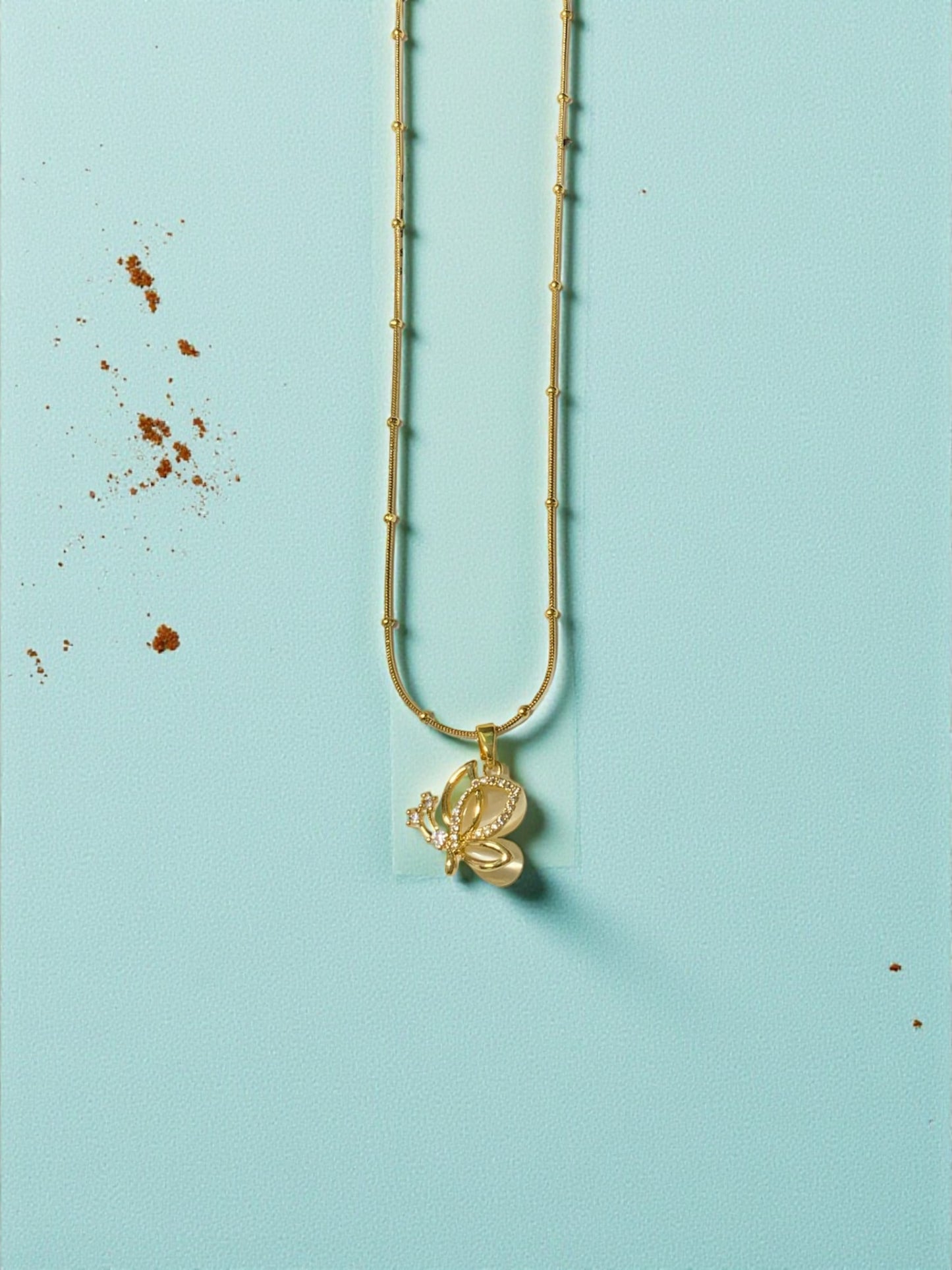 BUTTERFLY PENDANT NECKLACE