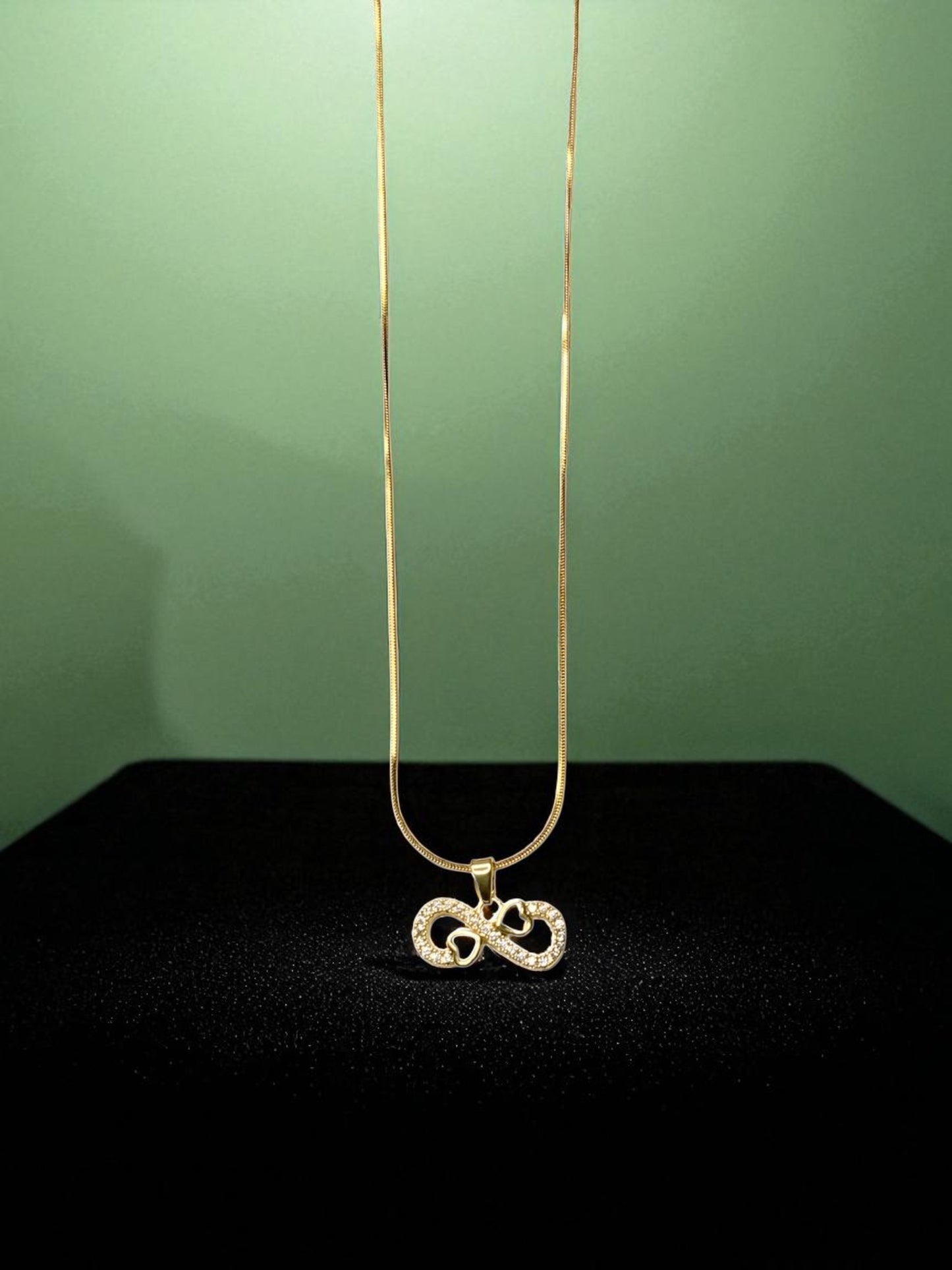 INFINITY LOVE PENDANT NECKLACE