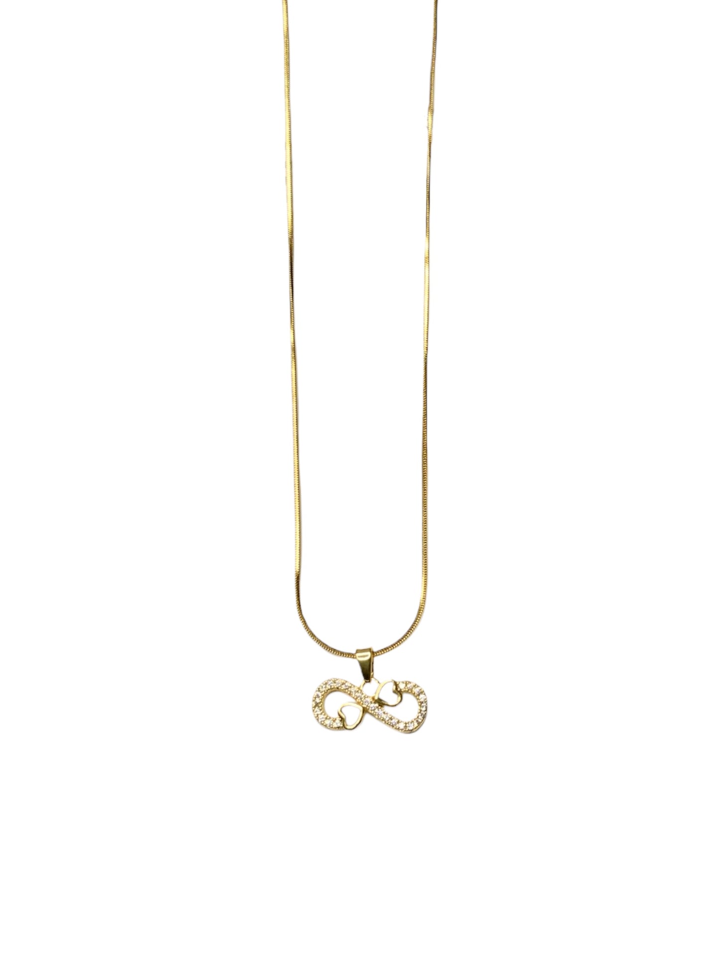 INFINITY LOVE PENDANT NECKLACE