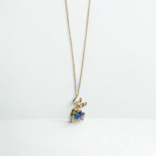 FAIRY HEART PENDANT NECKLACE