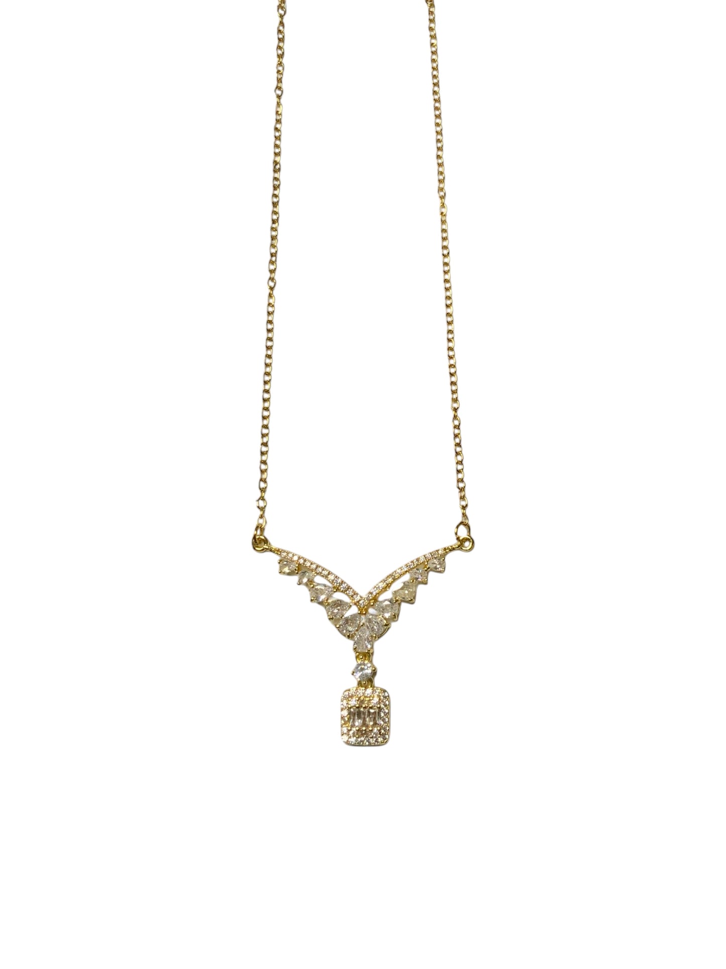 CRYSTAL DROP NECKLACE
