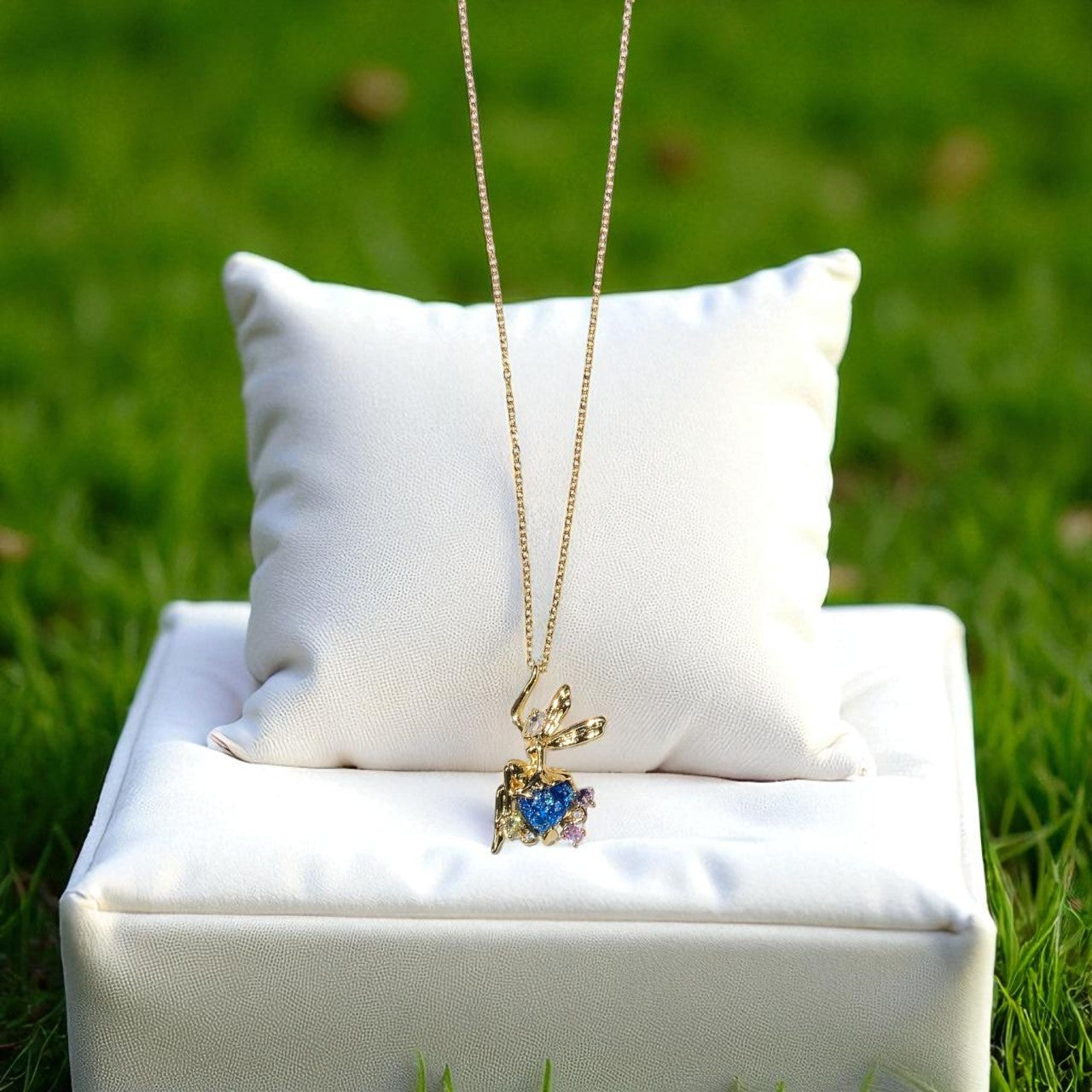 FAIRY HEART PENDANT NECKLACE