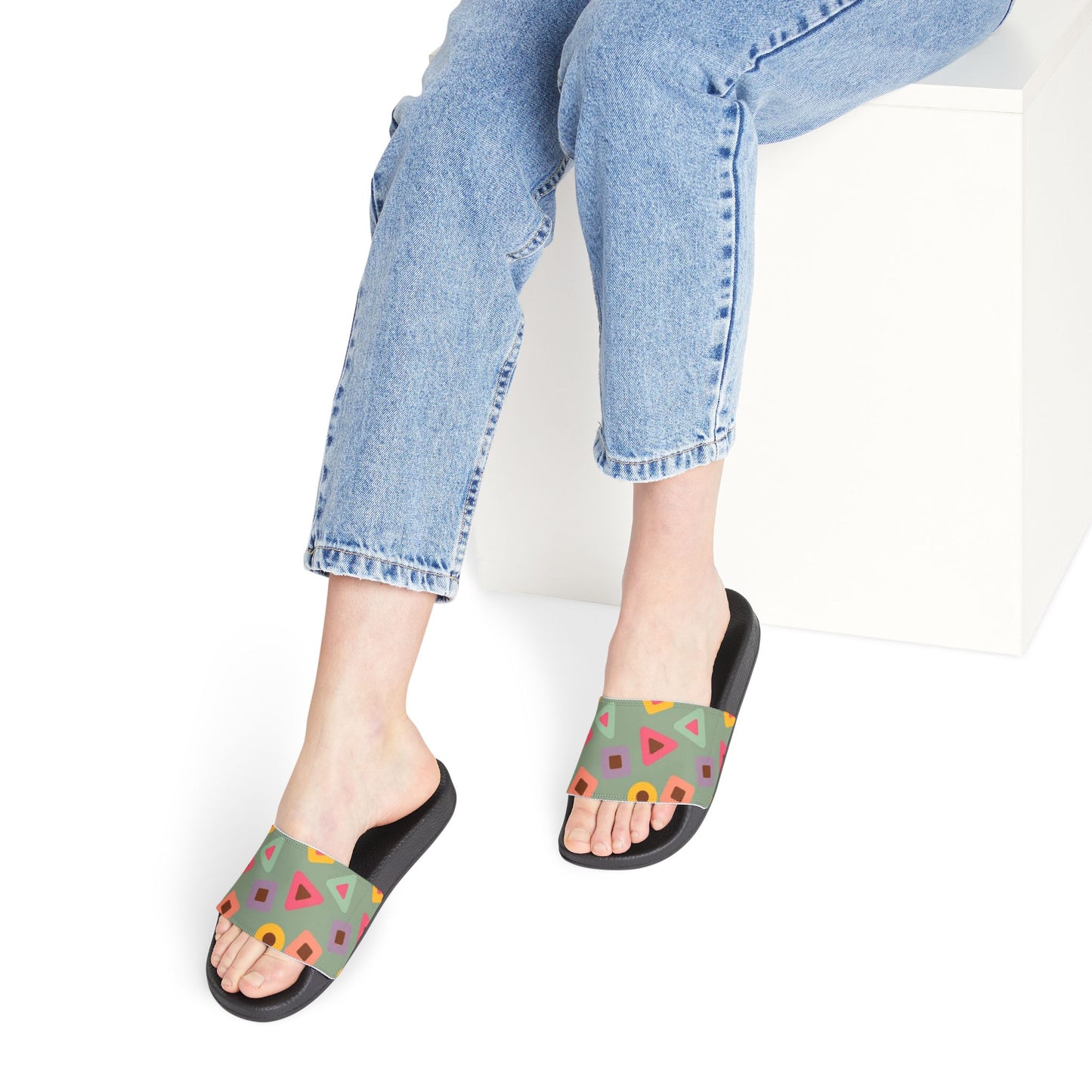 SLIDERS SANDAL - GEOMETRIC