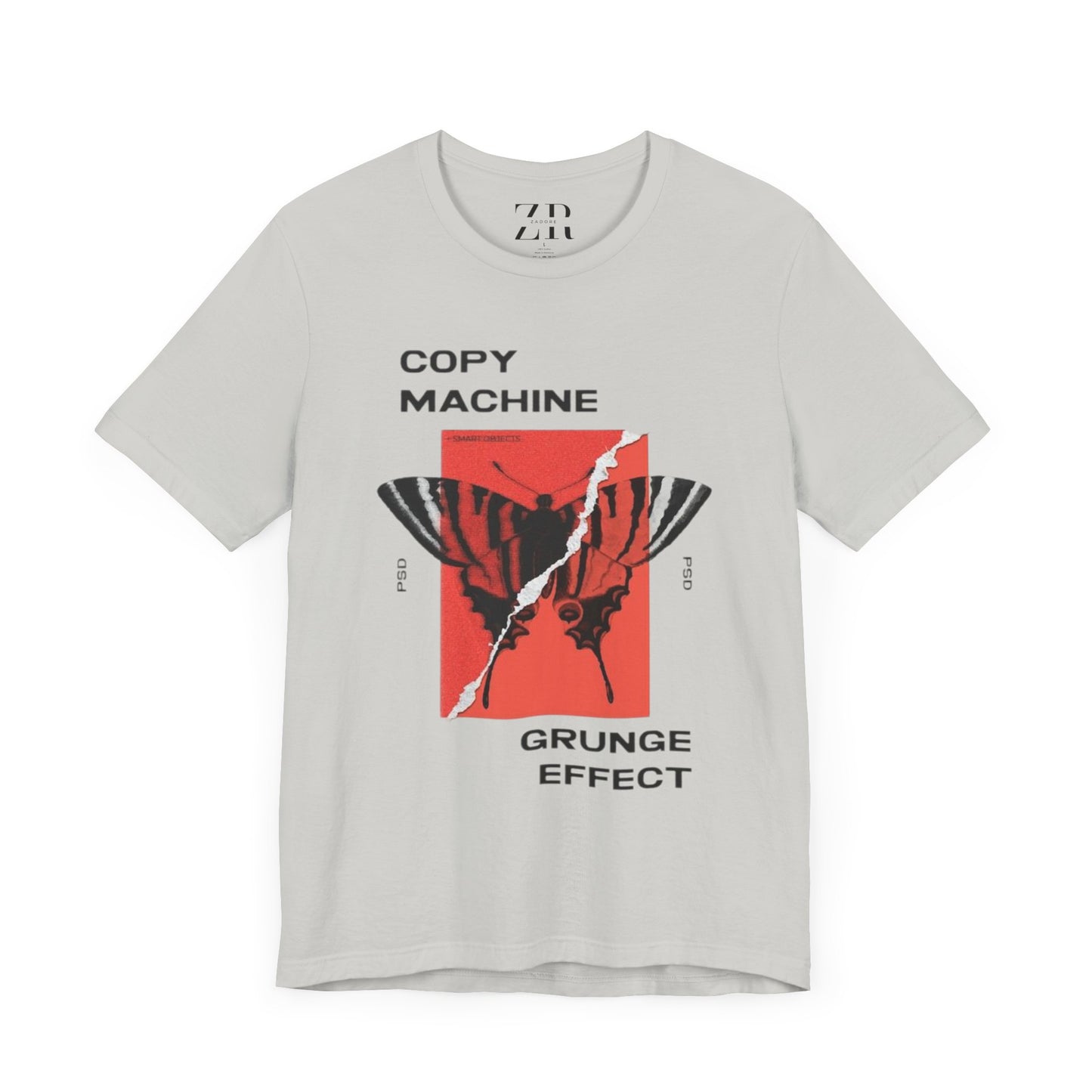 ECHO MOTH GRUNGE PRINT TEE