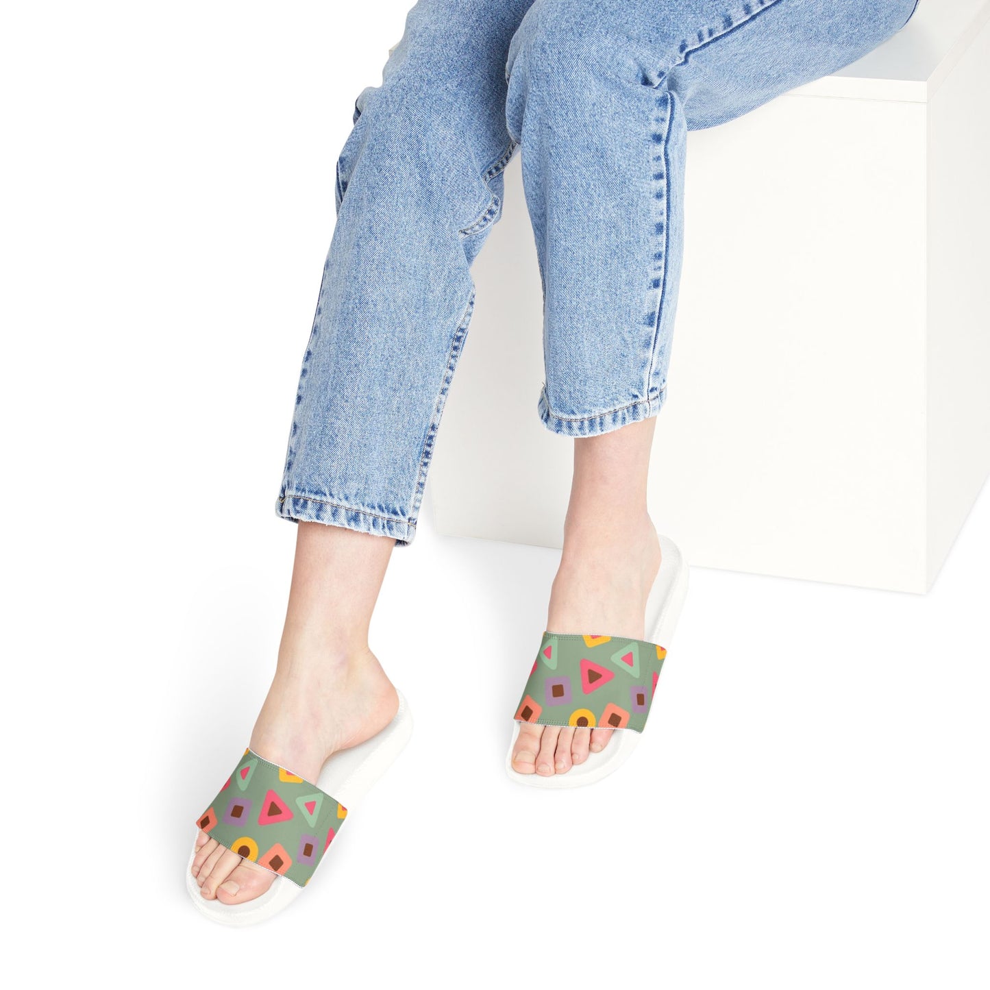 SLIDERS SANDAL - GEOMETRIC
