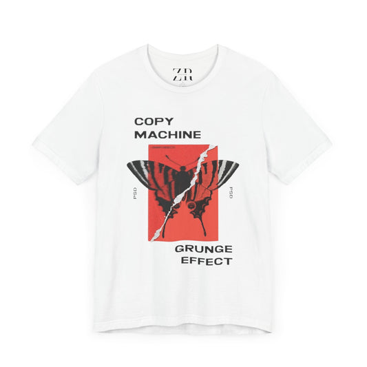 ECHO MOTH GRUNGE PRINT TEE