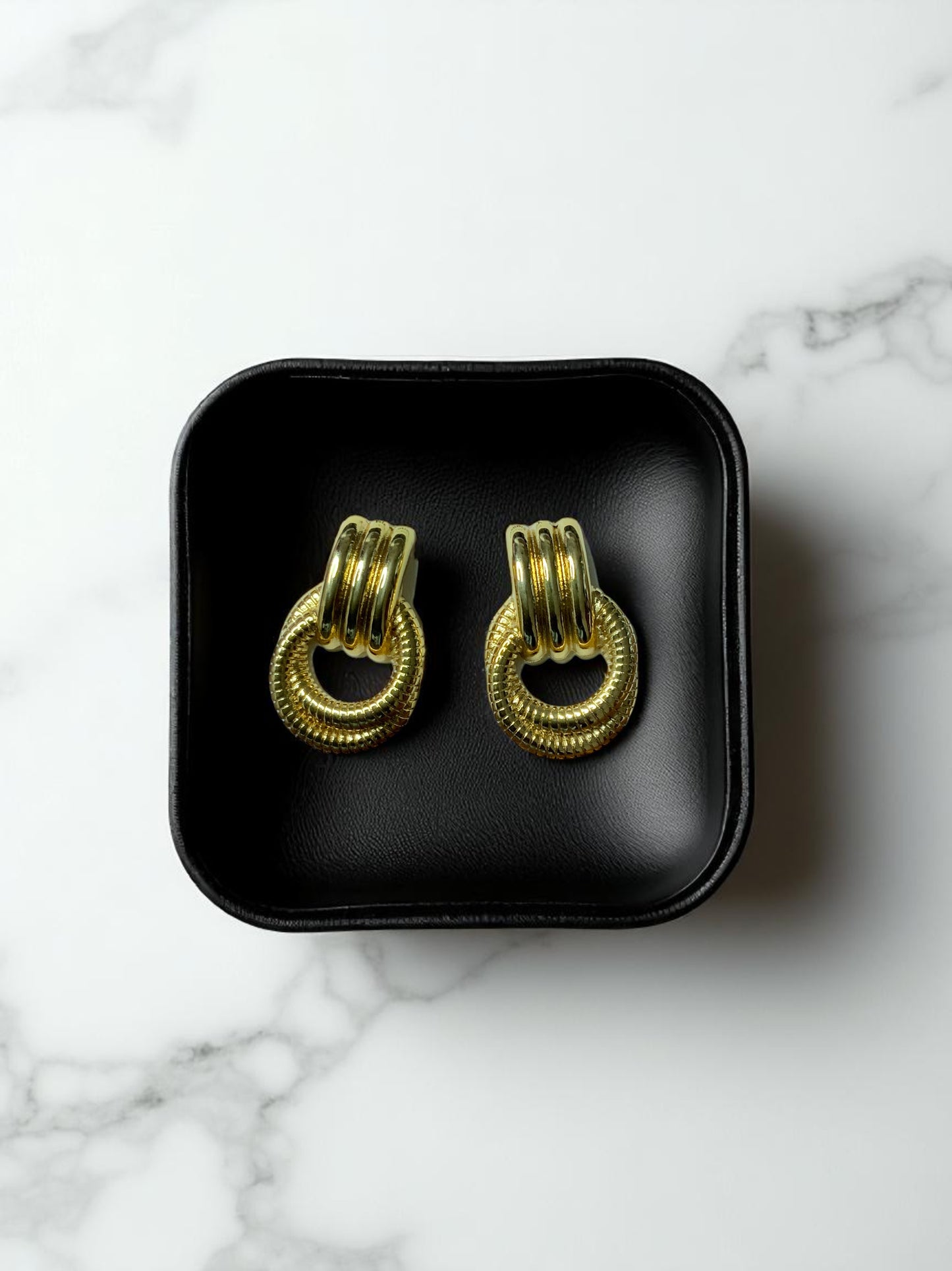 GOLD HOOP EARRINGS