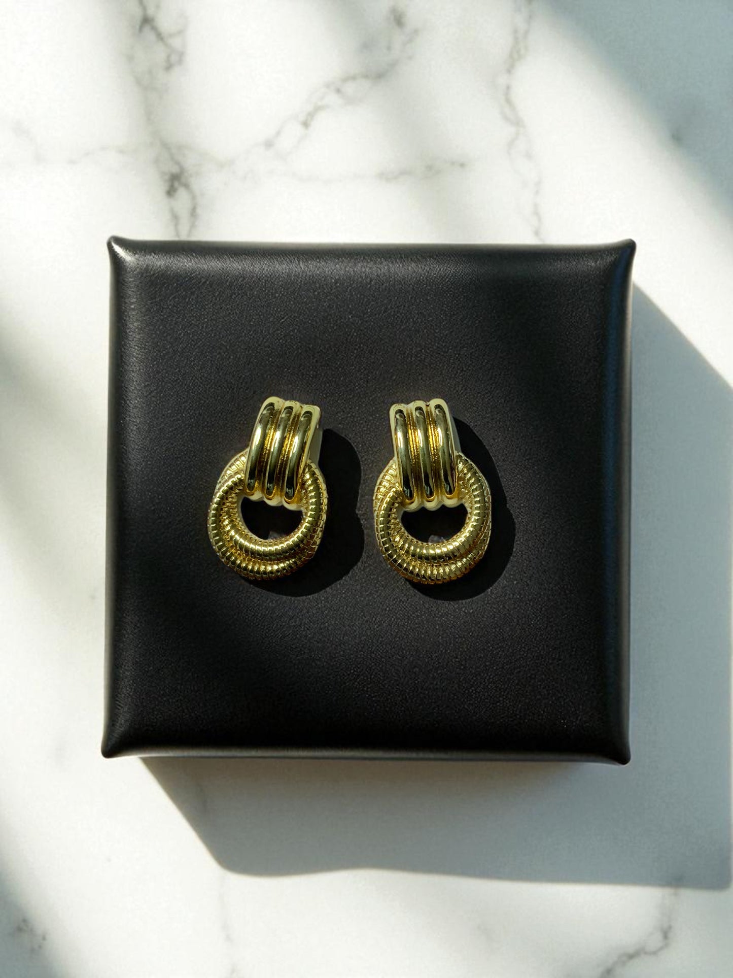 GOLD HOOP EARRINGS