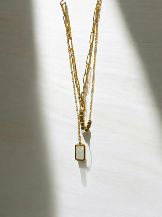 DOUBLE LAYERED LUXE NECKLACE