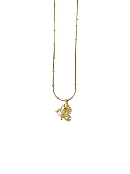 BUTTERFLY PENDANT NECKLACE