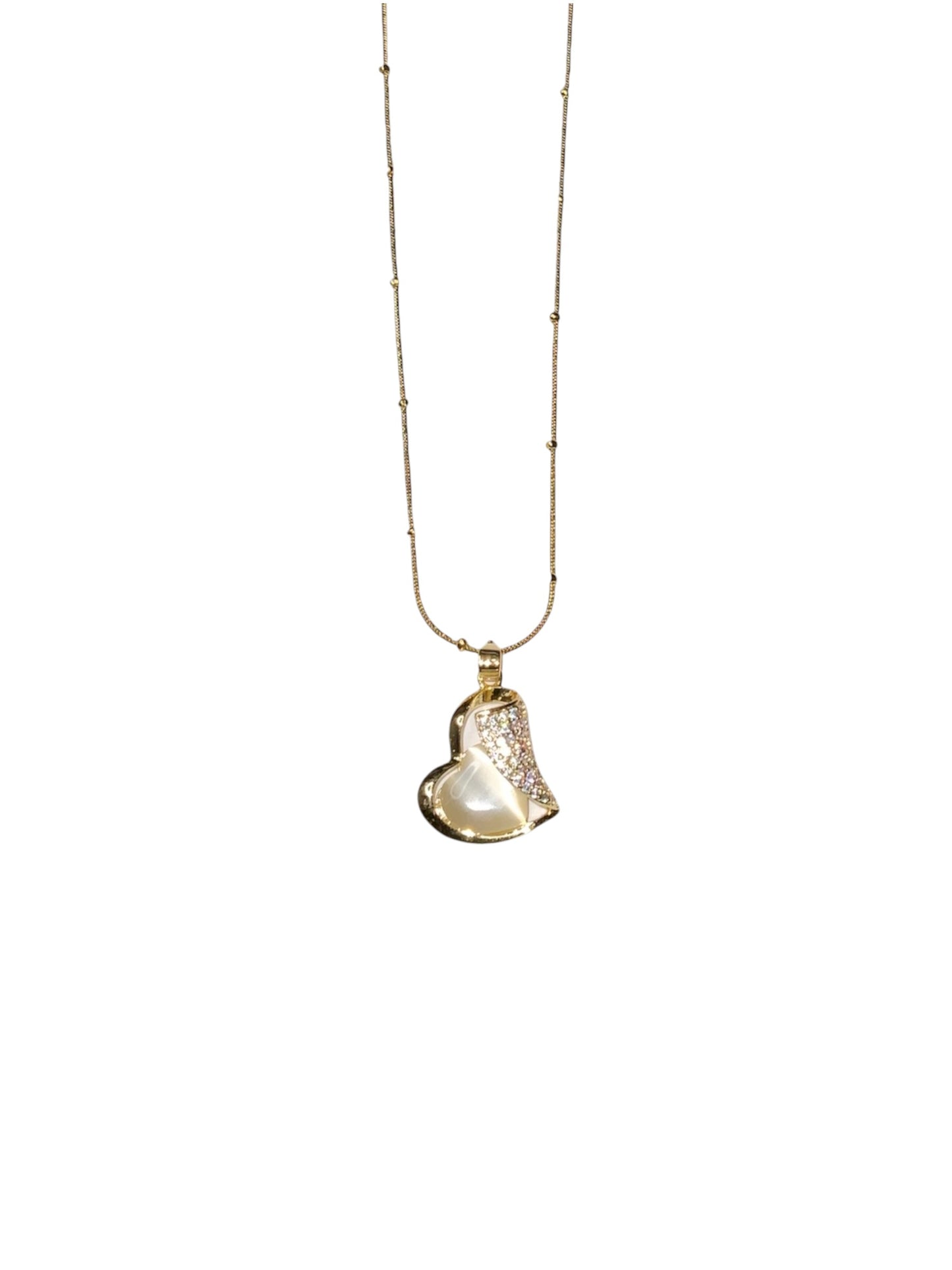 GOLDEN HEART PENDANT NECKLACE