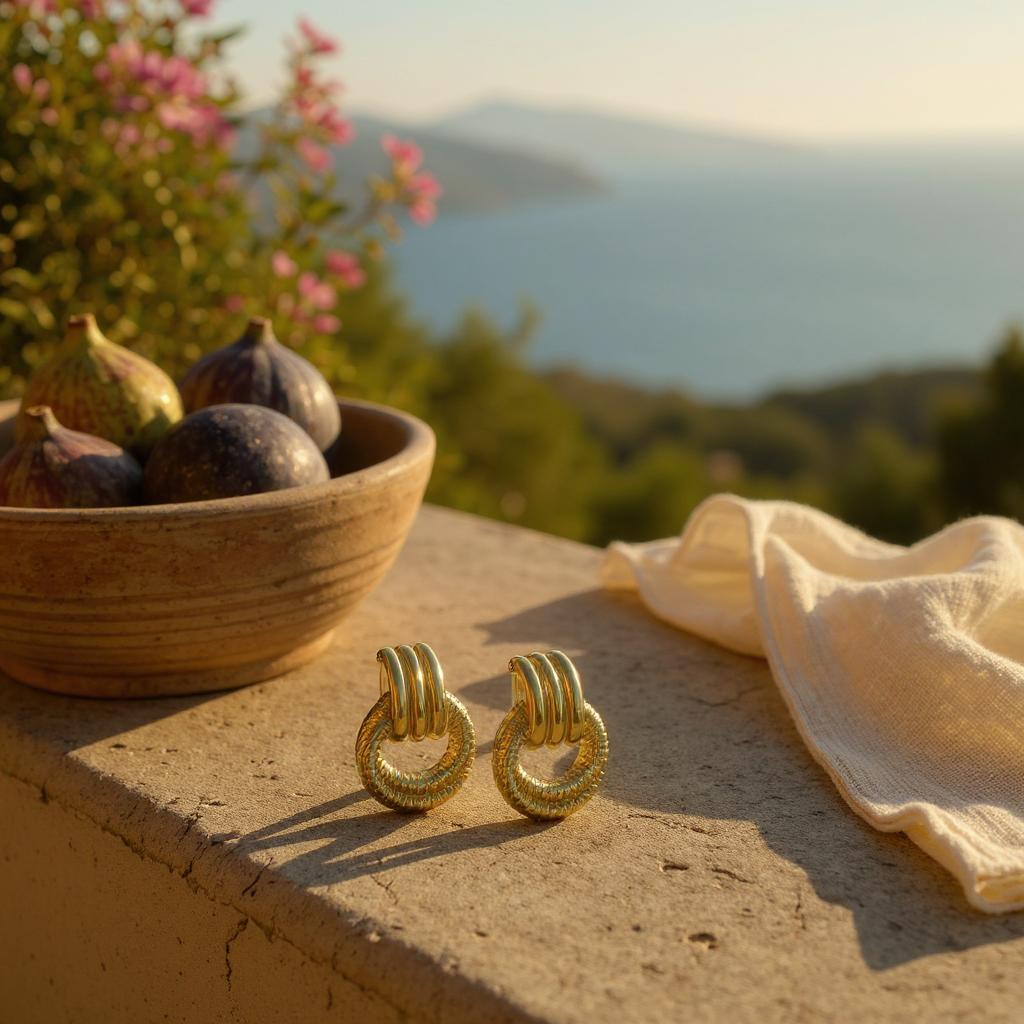 GOLD HOOP EARRINGS