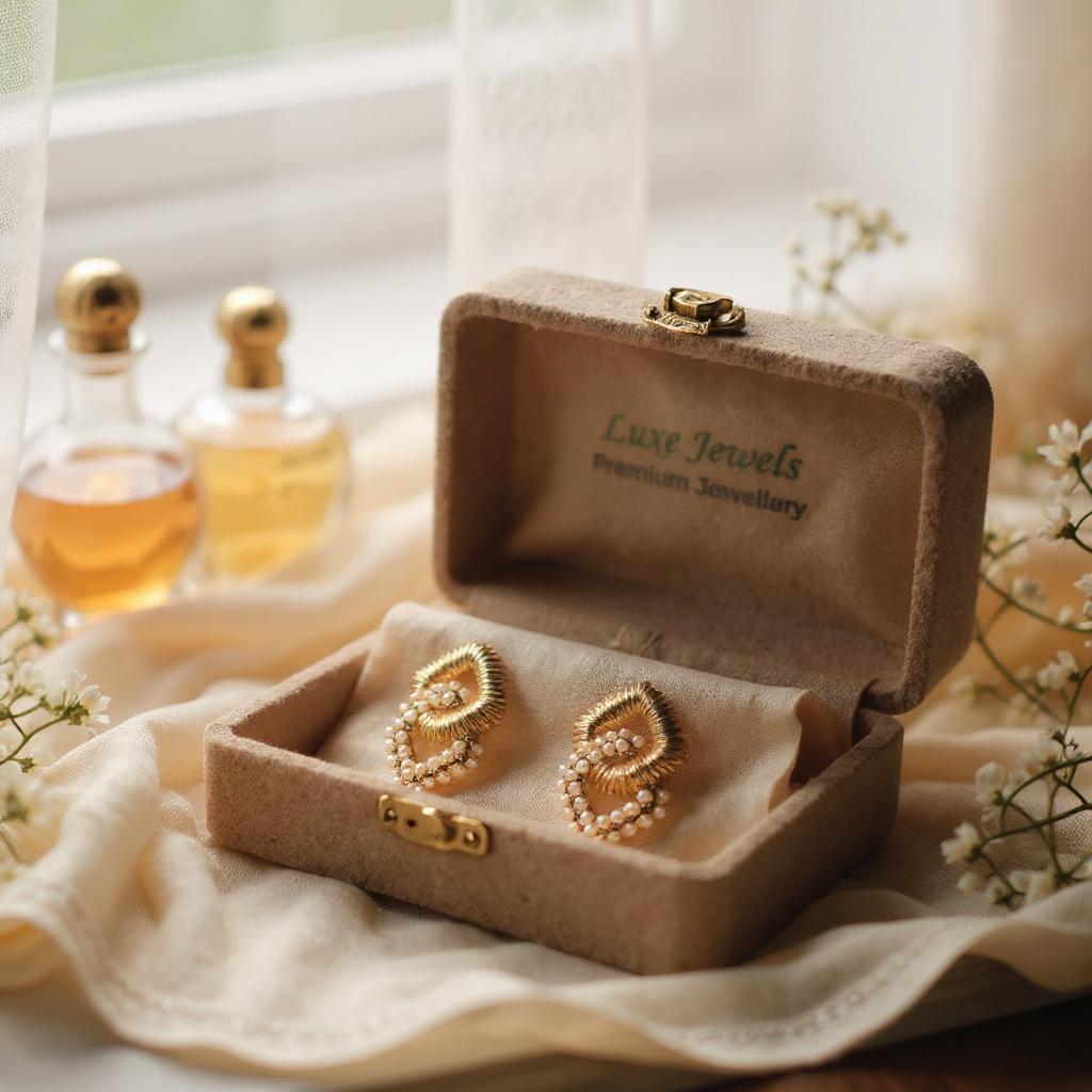 GOLD & PEARL EARRINGS