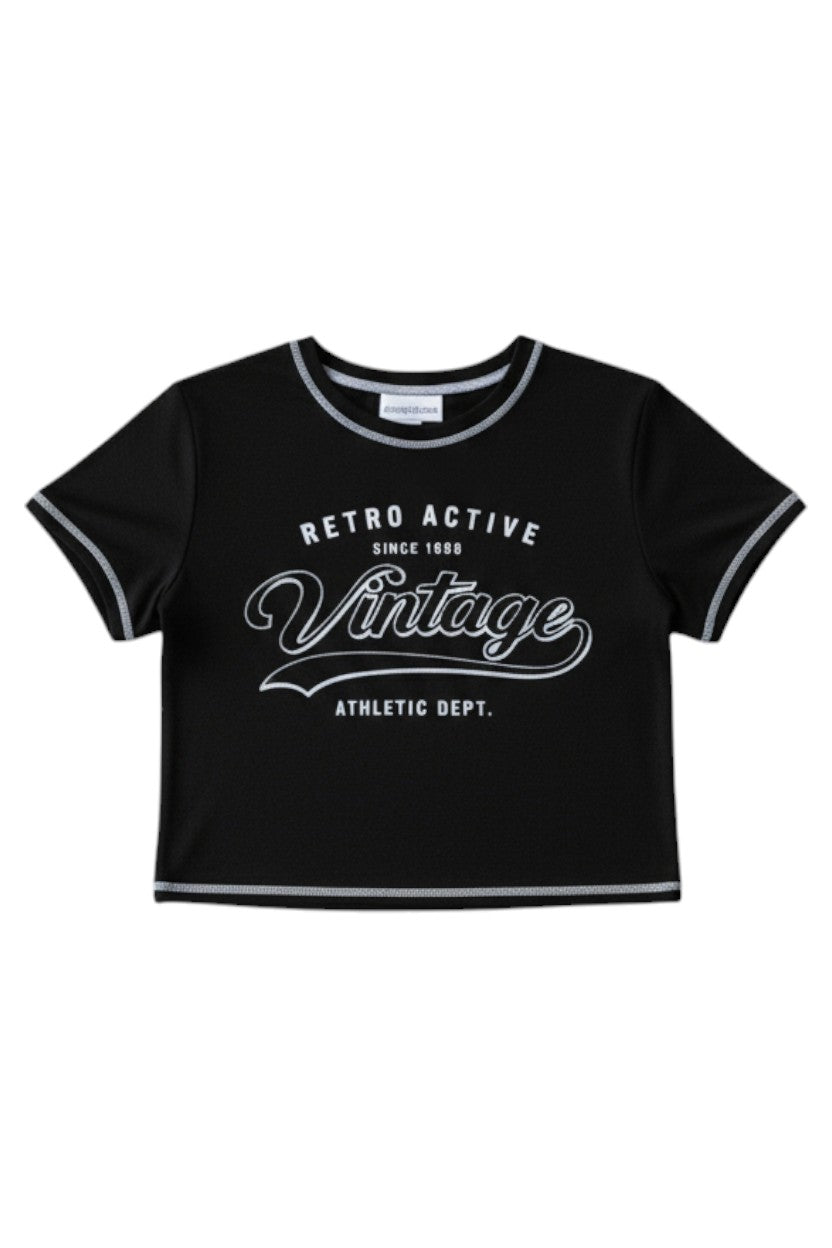 VINTAGE RETRO CROP TOP