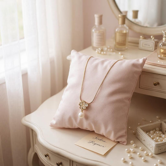 BLOSSOM PERLEN-TROPFEN-HALSKETTE